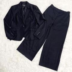 iCB レディースパンツスーツ 9号 Mサイズ 美品】iCB パンツスーツ 9号サイズ ダークネイビー