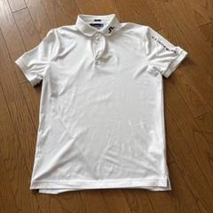 J.Lindeberg ホワイトポロシャツ スリムフィット　LL