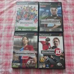 ウイニングイレブン 10 2008 2009 PS2 4本セット ウイイレ