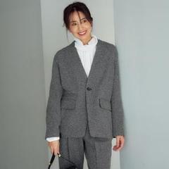 【値下げ中】ミースロエ　MIESROHE ノーカラージャケット　サイズ1 ノーカラージャケット｜MIESROHE（ミースロエ）公式サイト