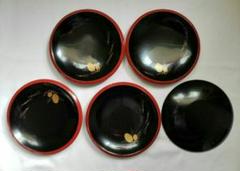 お盆SALE!!!希少品！輪島塗龍作3脚菓子皿 お盆SALE!!!希少品！輪島塗龍作3脚菓子皿