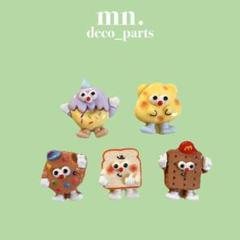 【1つ25円】デコレーションパーツ　ハンドメイド資材　カラフル　可愛い　食べ物
