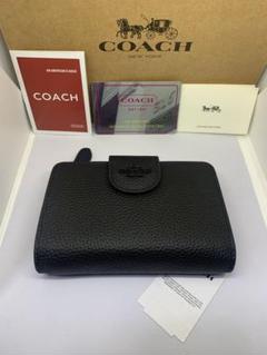 COACH コーチ CP417 二つ折り財布 リファインド ペブル レザー