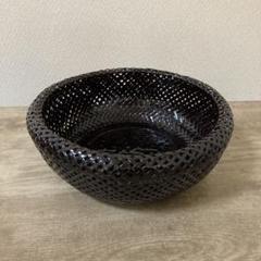 ❶久留米　九籃　らんたい漆器　楕円盆　❷冷酒器　徳利　ぐい呑　盃　3点　　珍味 久留米 楕円形お盆 籃胎漆器