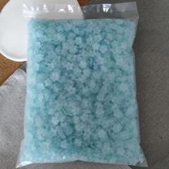 約500g　フラワーパーツ　桜　すりガラス風　スカイブルー