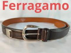 サルバトーレフェラガモ◆レザーベルト　茶✕ゴールド　イタリア製 ヴィンテージ Salvatore Ferragamo - 【新品】Salvatore Ferragamo