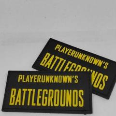 2枚セット PUBG PVC ミリタリーパッチ サバイバルゲーム