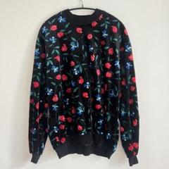 下北沢 古着 ベルベット ジャケット 個性的 花柄 バラ ヴィンテージ レディース 古着 New Direction 光沢 バラ 花 フラワー