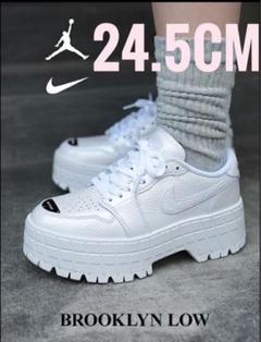 値下げ！ナイキ エア ジョーダン 1 ブルックリン 24.5 NIKE ナイキ エアジョーダン ブルックリン スニーカー WMNS AIR
