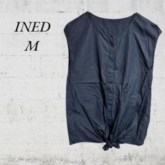 【INED イネド】【M】初夏　涼しめ　サラサラ　ビジネス　フォーマル　ボタン