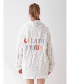 GELATO PIQUE 15周年記念 ケーブル編みカーディガン GELATO PIQUE 15周年記念 ケーブル編みカーディガン