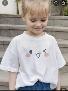 シナモンロール 風 Tシャツ 120トップス 白 サンリオ