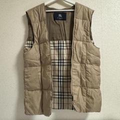 BURBERRYロンドンベージュキルティング　ダウンベスト 2025年最新】BURBERRY LONDON メンズ ダウンベスト
