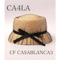 カシラ　CFカサブランカ3 ストローハット　黒チュール カシラ CFカサブランカ3 ストローハット 黒チュール - メルカリ