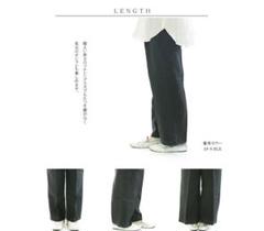 D.M.G リネン パンツ ルーズパンツ 黒 イージーパンツ 新品