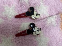 ミッキーマウス ヘアピン 2個セット
