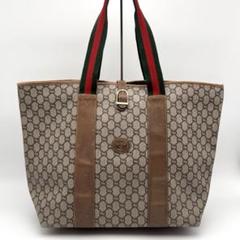 GUCCI グッチ プラス トートバッグ GGスプリーム シェリー A4収納可能