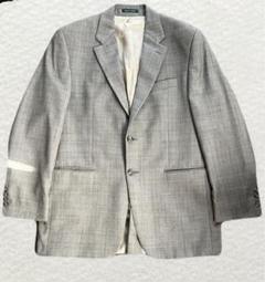 【美品】ラルフローレン テーラードジャケット リネン＆シルク混 チェック 9 Polo テーラード リネンシルク スーツ ジャケット | ラルフ
