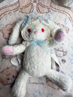 うさくみゃリュック（大）　ホワイト/ブルー 新品 Baby the Starsうさくみゃ リュックミニミニ オフ白 サックス