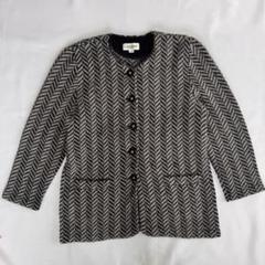 00's vintage CASTLEBERRY ヘリンボーンカーディガン 00's vintage CASTLEBERRY ヘリンボーンカーディガン