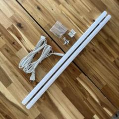オーム電機 LEDイーブライトスリムライトバー本体 600mm 電球色 2セット