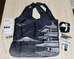 ルフトハンザ LUFTHANSA ショルダーポーチ&エコバッグ&巾着&タグ ルフトハンザ LUFTHANSA ショルダーポーチ&エコバッグ&巾着&タグ