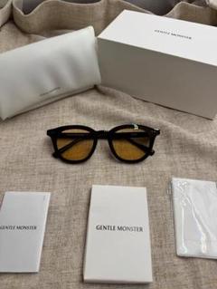 ジェントルモンスター langオレンジ Gentle Monster Lang Sunglasses in Black/Orange Gentle Monster