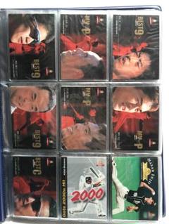 2001年 福岡ダイエー ホークス ベースボールカード ファイル付き