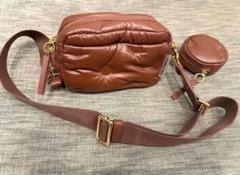 【美品】CHARLES&KEITH ショルダーバッグ ボディバック ブラウン