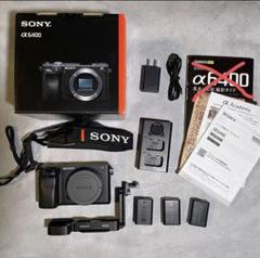 24時間限定! SONY α6400 α6400 純正バッテリー+チャージャー+ピーク