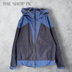 【THE SHOP TK ティーケー】　中綿　ダウンジャケット　ブルゾン　紺色