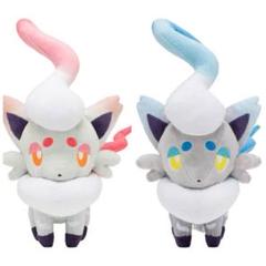 ポケモン ぬいぐる　ゾロア/ヒスイゾロア/ヒスイゾロア色違い/ミュウ/みがわり ポケモン - ポケモン 色違いのヒスイゾロア ぬいぐるみ ポケモン