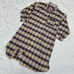 【ハドソンハニー】/hudsonhoney/シャツワンピース/チェック/L