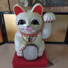 【お試し価格！】 白い招き猫 宝くじ非売品激レア アンティーク雑貨