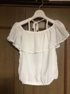 シフォン オフショル トップス