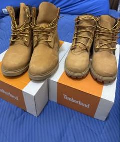 Timberland ブーツ 23.5㎝ Timberland(ティンバーランド) / ブーツ/23.5cm/BLU/レザー/90s