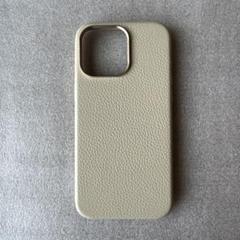 【HanaRo】 iPhone15Promaxケース　アイボリー