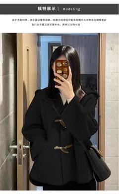 春の女子会にぴったり✨ダッフルアウターシンプルコート
