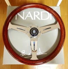 NARDI　ウッド ステアリング 3本スポーク