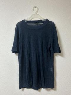 セオリー　ニットブルゾン　ネイビー　XXL セオリー ニットブルゾン ネイビー XXL