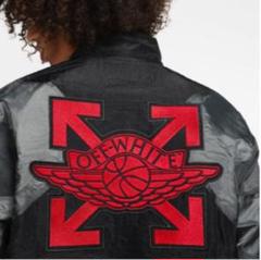 XL Jordan off white woven jacket nike