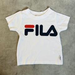 【美品】FILA ホワイト 定番　Tシャツ サイズ80