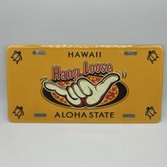Hang Loose ALOHA STATE ハワイ　ナンバープレート