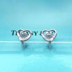 TIFFANY&CO. イヤリング　オープンハート　シルバー　925 #A-87 ティファニー TIFFANY & Co. オープンハート イヤリング
