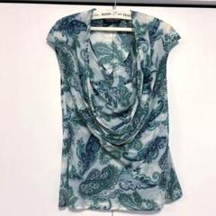 【レア美品】トゥモローランドコレクション　コットンシルク シフォンブラウス