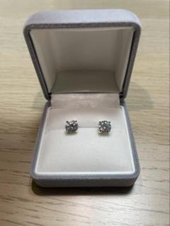 シルバー製★Ralph Lauren★ジルコニア バゲットピアス org.jpg