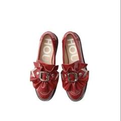 【完売】Houga 2way赤ローファー 完売】Houga 2way赤ローファー