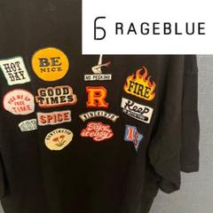 RAGEBLUE ワッペンTシャツ 黒 L