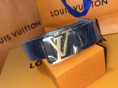 ☆当日発送☆ルイヴィトン ベルト バックルシルバー ウエスト105cm ベルト・LV イニシャル 40MM リバーシブル G66｜ルイ・ヴィトン