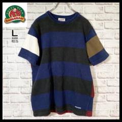 バーバリアン BARBARIAN ユナイテッドアローズ ボーダー柄 Tシャツ M